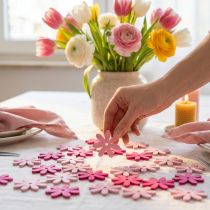 Product Decorative flowers as scatter decoration for creative seasonal accents, 4cm, 72 pieces