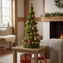 Product Christmas tree moss tree decoration in green natural Ø25cm H70cm