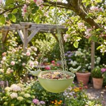 Product Bird Feeder with chain suspension and decorative birds 47cm