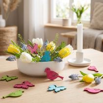 Product scatter wood bird butterfly assorted colors 2cm