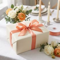 Product Gift and decoration ribbon 8mm x 50m Apricot