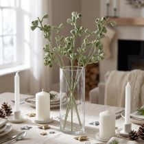 Product Eucalyptus branch green frosted 25 pcs