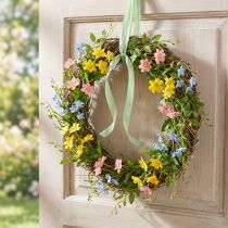Product Natural grapevine wreath Ø40cm - decorative door wreath for spring and summer