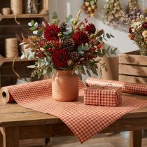 Product Flower silk 50cm checkered red 5kg