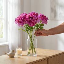 Product Artificial ranunculus flower, a detailed replica for living room and office decoration, 55cm, 6 pieces