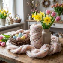 Product Lunte Wool Lunte made of colour-fast natural wool, colorful 10m