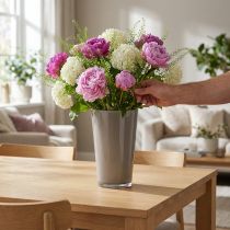 Product Vase “Fizzy” platinum gray Ø20cm H35cm 1 pc