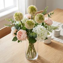 Product Ornamental onion Allium artificial pink / green Ø8cm 58cm