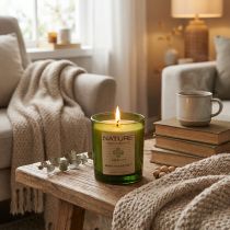 Product Scented candle in glass natural wax candle Manuka Honey 85×70mm