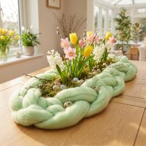 Product Wool cord felt cord wool fuse light green Ø4–5cm 10m