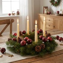 Product Mini glass balls for Christmas in Berry Ø3cm 22 pcs