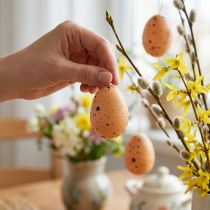 Product Styrofoam egg orange 3.5cm 24 pcs