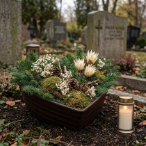 Product Plant heart "Amora" 45cm brown, 1pc