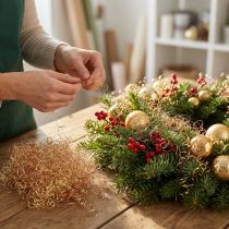 Product Flower Hair Tinsel Gold, Copper 200g