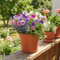 Product Pot “Irys” plastic terracotta Ø17cm H14cm 1 pc
