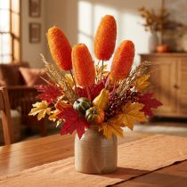 Product Luffa large on a stick orange 25 pcs