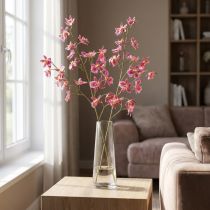 Product Oncidium Artificial Orchids Decoration Pink Violet 93cm 2pcs
