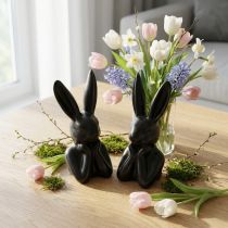 Product Thinking Rabbit Bust Black 7×6×15cm 2pcs