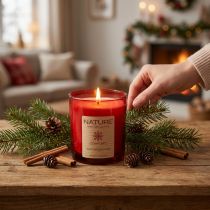 Product Scented candle in glass natural wax candle Winter Dreams 85×70mm