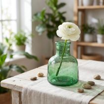 Product Mini glass vase flower vase green Ø8.5cm H11cm