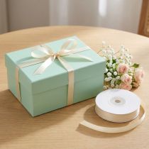 Product Gift ribbon narrow decorative ribbon cream satin ribbon 3mm × 50m
