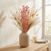 Product Strawberry thistle dried flowers, antique rose, 50cm, 100g, decorative artificial flowers