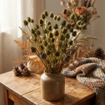 Product Strawberry thistle dried decoration, olive green, Ø1–2cm, L55cm, 100g