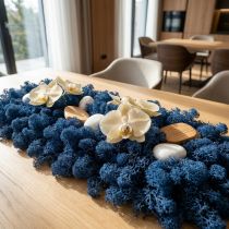 Product Deco moss blue dry moss for handicrafts colored 500g