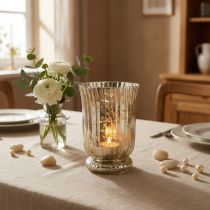 Product Lantern glass tea light holder tea light glass Ø11cm H14.5cm