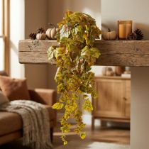 Product Artificial Vine Leaves Yellow Brown Green Hanging Branches L95cm
