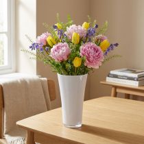 Product Vase “Fizzy” Ø13.5cm H20.5cm White 1 pc