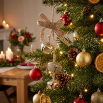 Product Christmas bells Christmas tree decorations gold Ø3.5cm 3pcs