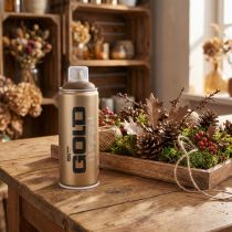 Product Paint spray can for decoration and crafts Montana Gold Brown 400ml