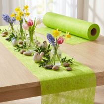 Product Decorative fleece light green 23cm 25m