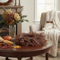 Product Artificial wreath with fern branches, autumn decoration, 35cm