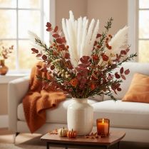 Product Pampas grass dried flowers bleached 70cm 15pcs