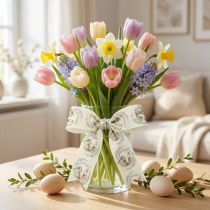 Product Gift ribbon Easter ribbon rabbits 40mm 18m