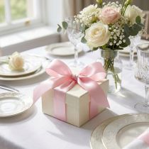 Product Decorative ribbon gift ribbon pink ribbon selvedge 15mm 3m 10 pcs
