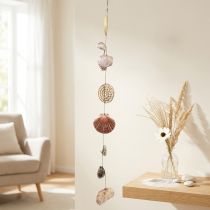 Product Maritime decorative wall decoration, shell garland, maritime garland L125cm