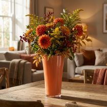 Product Vase Orange Flower Vase Decorative Vase Fizzy Siena Ø20cm H35cm