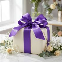 Product Gift ribbon purple 30mm 100m