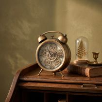 Product Steampunk clock with Roman numerals alarm clock 23x8x29,5cm