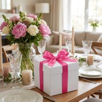 Product Gift and decoration ribbon 40mm x 50m pink