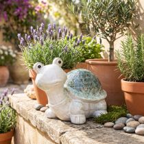 Product Turtle figurine Ceramic home décor as an eye-catcher in the living room 22cm