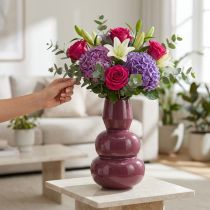Product Modern design vase for stylish room decoration and furnishings, 29cm
