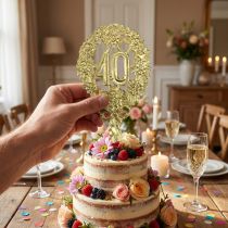 Product Anniversary number 40 Ø8cm 10pcs