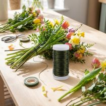Product Versatile decorative enamelled wire for creative craft projects and floristry