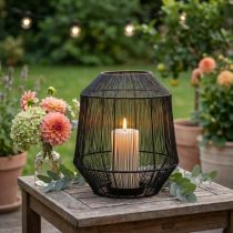 Product Black Decorative Lantern Wire Basket Modern style Ø24cm H28cm