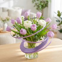 Product Aluminum flat wire, lavender, 5mm, 10m, decorative wire, craft wire