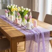 Product Decorative fleece light purple 23cm 25m